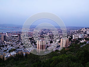 Beautiful Haifa city in Israel photo