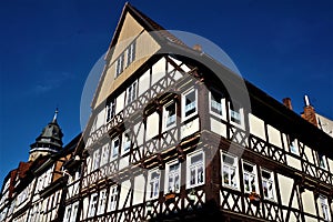 A beautiful half-timbered house in Hannoversch Munden