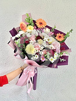 Beautiful hand buket