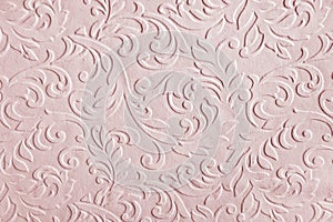 Beautiful handmade blush pink natural paper. Structured texture background can be used for background or wall paper. Natural