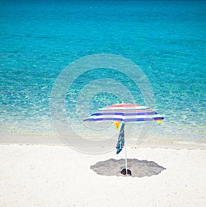 Beautiful Hanioti beach on Kasandra peninsula, Greece.