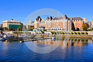 Beautiful harbor of Victoria, Vancouver Island, BC, Canada