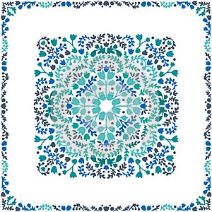Beautiful headscarf pattern