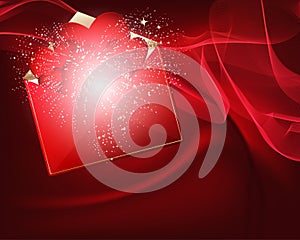 Beautiful heart background design.