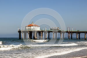 Beautiful Hermosa Beach in California photo