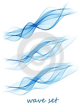 Beautiful hi-tech blue header footer swoosh collection web modern abstract transparent border layout.