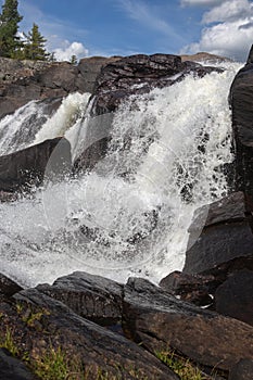 Beautiful High Falls in Muskoka Ontario