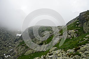 Beautiful High Tatras mountains landscape in Slovakia