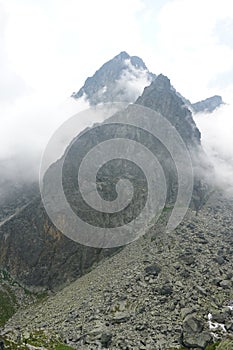 Beautiful High Tatras mountains landscape in Slovakia