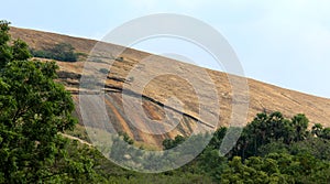 A beautiful hill down of sittanavasal cave temple complex.