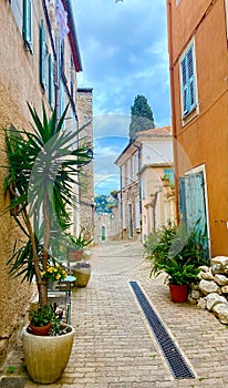 Beautiful hilltop village of Villefranche sur Mer in France