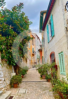 Beautiful hilltop village of Villefranche sur Mer in France