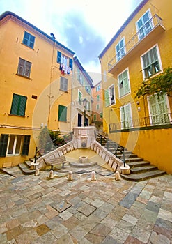 Beautiful hilltop village of Villefranche sur Mer in France