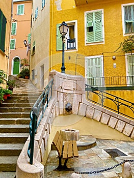 Beautiful hilltop village of Villefranche sur Mer in France