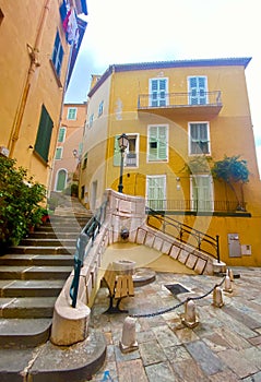 Beautiful hilltop village of Villefranche sur Mer in France