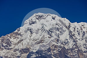 Beautiful Himalaya mountains from EBC trek