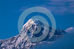 Beautiful Himalaya mountains from EBC trek