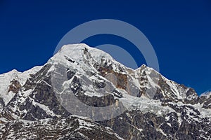 Beautiful Himalaya mountains from EBC trek