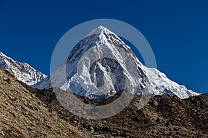 Beautiful Himalaya mountains from EBC trek