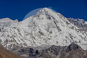 Beautiful Himalaya mountains from EBC trek