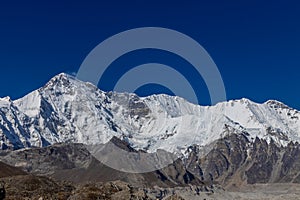 Beautiful Himalaya mountains from EBC trek