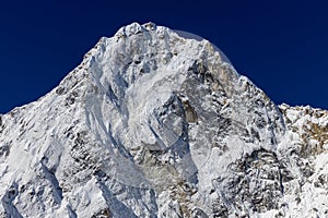 Beautiful Himalaya mountains from EBC trek