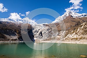 Beautiful HImalayan Lake ,Birendra Lake, Gorkha, Manaslu Circuit Trek Nepal