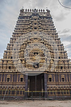 Beautiful Hindu Temple gopuram
