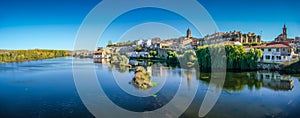 Beautiful historic city Alba de Tormes, Castilla y Leon, Spain