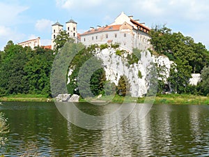 Benedictine monastery in Tyniec near Krakow,Poland photo