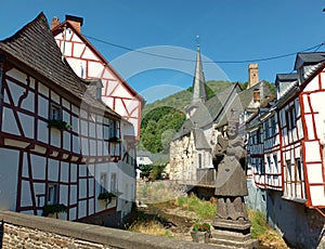 Beautiful historic village of Monreal in the german region Eifel