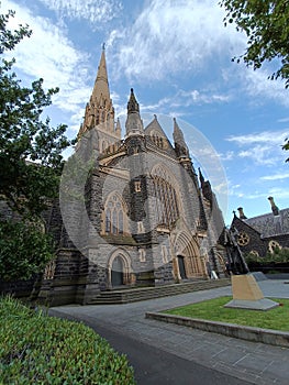 Beautiful Historical Cathedral in Melbourne