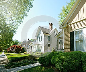 Beautiful homes in the historic district of Oxford North Carolina