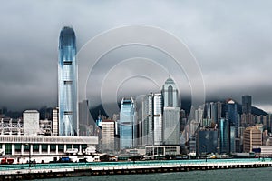 Beautiful Hong Kong skyline