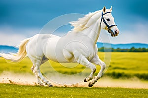 A beautiful horse. The Untamed Spirit. A Journey into the World of Horses. Generative AI