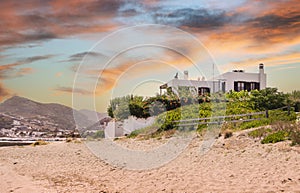 Beautiful house on the beach in Skyros island, Sporades islands, North Aegean islands, Greece?