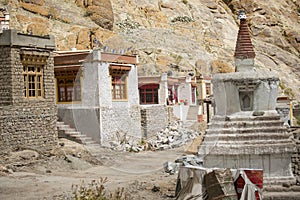 A beautiful house in the complex of Hemis monastery Leh Ladakh ,India