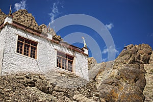 A beautiful house in the complex of Hemis monastery Leh Ladakh ,India