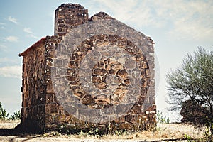 A beautiful house made of stone