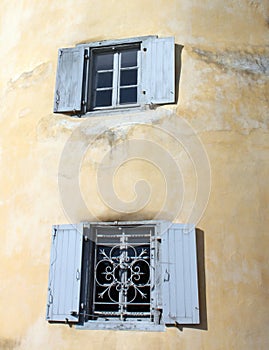 Beautiful house with shutters.South- France