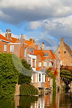 Beautiful houses in Bruges