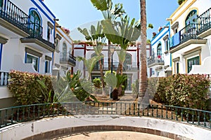 Beautiful houses in Puerto de Mogan