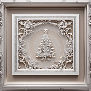 Beautiful ?hristmas Frame 3D