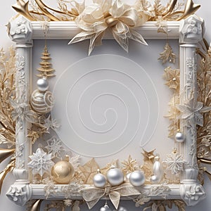 Beautiful ?hristmas Frame 3D