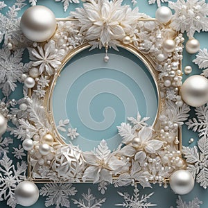 Beautiful ?hristmas Frame 3D