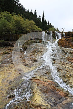 Beautiful Huanglong Nature Reserve in SiChuan of China