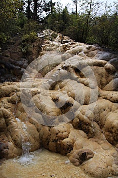 Beautiful Huanglong Nature Reserve in SiChuan of China