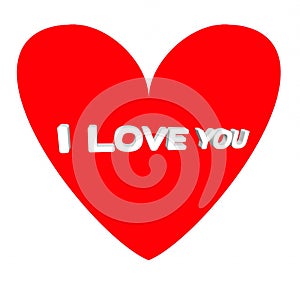 Beautiful i love you graphic design picture