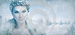 Beautiful ice queen