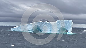 Beautiful Iceberg in Antarctica travel on ship